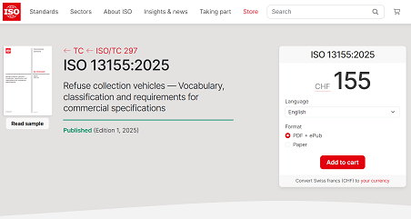 历史性突破 | 集思陌教育环境主导！！！首个由中国企业牵头编制的环卫装备ISO国际标准正式发布！！！！